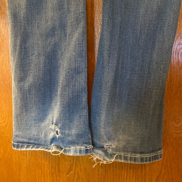 Miss me relaxed low rise bootcut jeans size 27 inseam 34 with rhinestone crosses - Picture 8 of 9